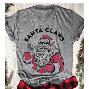 🎄Holiday Tee SANTA CLAWS Short Sleeve